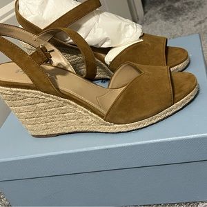 PRADA - Women’s Wedge Sandal - NEW : 41